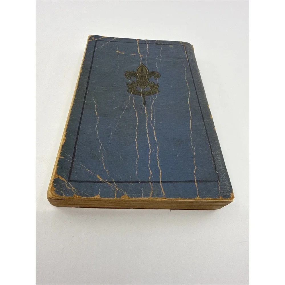 BSA Boy Scouts of America Handbook for Boys 1930s Distressed